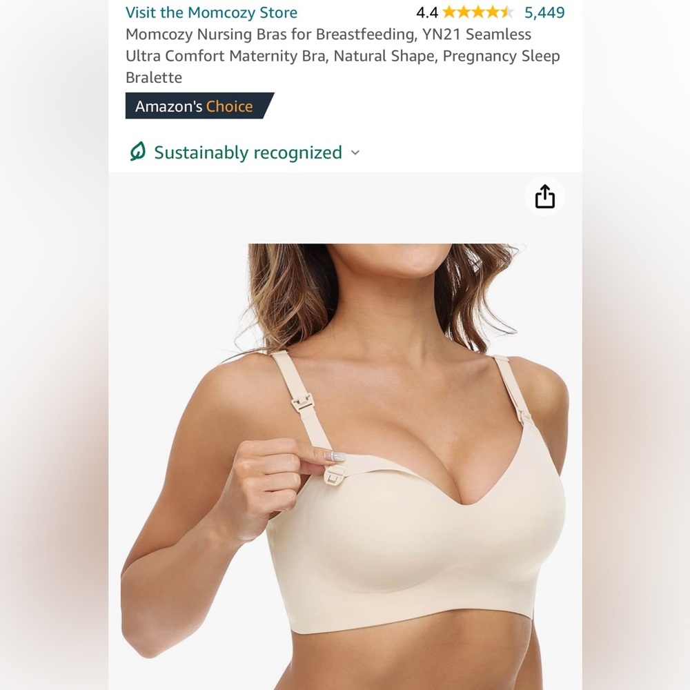 Momcozy Nursing Bra Size L
